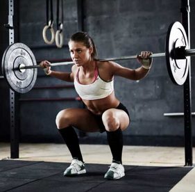 Набор массы в зале для женщин - 4 × 8